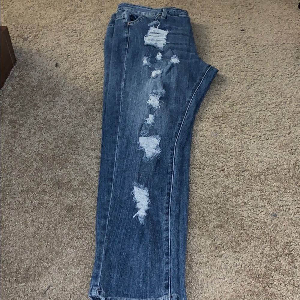 Forever 21 ripped jeans